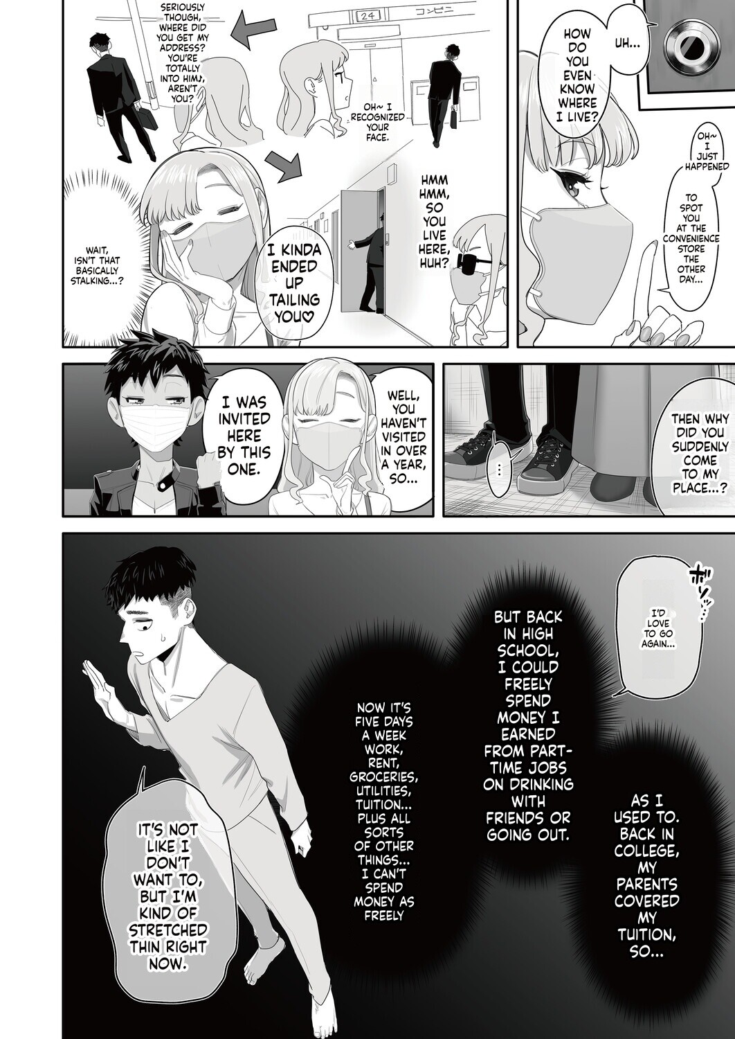 Hentai Manga Comic-What happens if you can withstand the incredible tongue skills of a prostitute who has take care of you for 10 minutes...?-Read-2